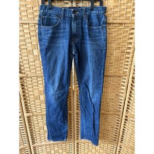 LUCKY BRAND Dean Jeans Men 29x32 Straight Leg Stretch Blue Dark‎ Wash Denim